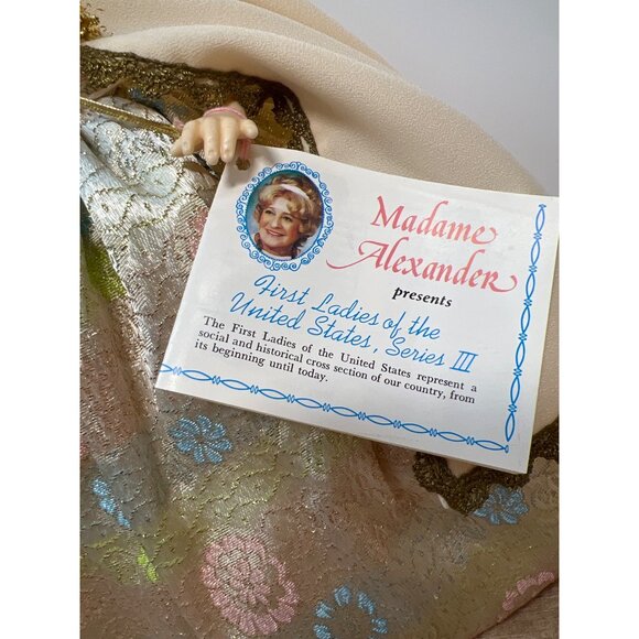 Madame Alexander First Ladies Series III Doll Martha Johnson Patterson - Picture 3 of 6